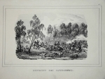 Unbekannter Künstler - Gefecht zwischen russischen und französischen Truppen bei Ostrowno am 25.-26. Juli 1812