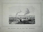 Unbekannter Künstler - Gefecht zwischen russischen und französischen Truppen bei Ostrowno am 25.-26. Juli 1812