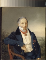 Unbekannter Künstler - Porträt von Maler Alexander Sauerweid (1782-1844)