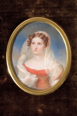 Comte de Girardin, Alexandre François Louis - Porträt von Gräfin Dolly de Ficquelmont (1804-1863)