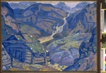 Roerich, Nicholas - Bühnenbildentwurf zum Theaterstück Peer Gynt von H. Ibsen