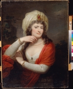 Grassi, Józef - Porträt von Hofdame Fürstin Alexandra Branicka (1754-1838), geb. von Engelhardt