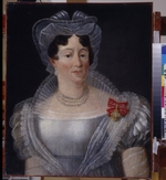 Unbekannter Künstler - Porträt von Gräfin Jelisaweta Mussina-Puschkina (1758-1835)