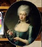 Unbekannter Künstler - Porträt von Fürstin Natalia Alexandrowna Repnina (1737-1798)