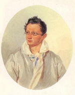 Unbekannter Künstler - Porträt von Alexander Nikolajewitsch Rajewski (1795-1868)