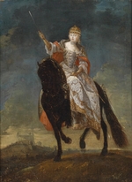 Unbekannter KÃ¼nstler - Maria Theresia als Königin von Ungarn auf dem Krönungshügel zu Preßburg
