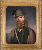 Mahlknecht, Edmund - Porträt von Kaiser Franz Joseph I. von Österreich im Ischler Jagdkostüm