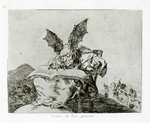 Goya, Francisco, de - Contra el bien general (Gegen das allgemeine Wohl). Blatt 71 der Folge Los Desastres de la Guerra (Die Schrecken des Krieges)