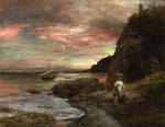 Achenbach, Oswald - Abendsonne am Posillipo