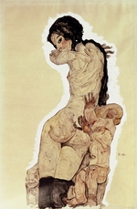 Schiele, Egon - Mutter und Kind