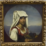 Kiprenski, Orest Adamowitsch - Neapolitanisches Mädchen mit Früchten