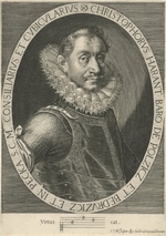 Sadeler, Aegidius - Porträt von Komponist Freiherr Christoph Harant von Polschitz und Weseritz (1564-1621)