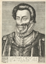 Goltzius, Hendrick - Porträt von Heinrich IV., König von Frankreich (1553-1610)