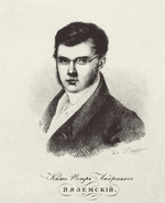 Beggrow, Karl Petrowitsch - Porträt von Dichter Fürst Pjotr Andrejewitsch Wjasemski (1792-1878)