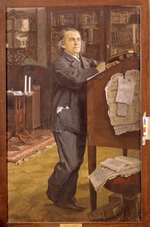 Serow, Valentin Alexandrowitsch - Porträt von Komponist Alexander Nikolajewitsch Serow (1820-1871)