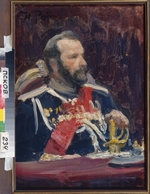 Repin, Ilja Jefimowitsch - Porträt von General Alexei Nikolajewitsch Kuropatkin (1848-1925)