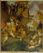 Porter, Robert Carr - Die Gefangennahme von Admiral Nils Ehrenskiöld bei der Schlacht von Gangut