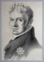 Hippius, Gustav Adolf - Porträt von Graf Grigori Alexandrowitsch Stroganow (1770-1857)