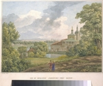 Cadolle, Auguste Jean Baptiste Antoine - Blick auf Moskau von den Sperlingsbergen. Das Andrejewski-Kloster