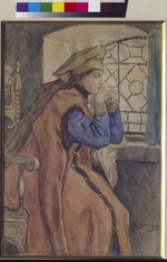 Wasnezow, Viktor Michailowitsch - Zarewna am Fenster (Die Zarentochter, die nie lächelte)