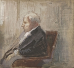 Redon, Odilon - Sitzender Mann
