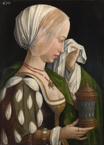 Meister der Magdalenenlegende, (Werkstatt) - Maria Magdalena weinend