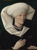 Schwäbischer Meister - Porträt einer Frau der Familie Hofer