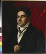 Kiprenski, Orest Adamowitsch - Porträt von Wassili Semjonowitsch Chwostow (1756-1832)