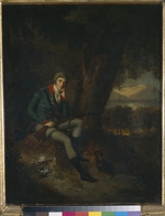 Guttenbrunn, Ludwig - Porträt von Graf Nikita Petrowitsch Panin (1770-1837) im Jagdkostüm