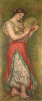 Renoir, Pierre Auguste - Tanzendes Mädchen mit Tambourin