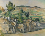 Cézanne, Paul - Hügelland in Provence