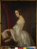 Robertson, Christina - Porträt von Prinzessin Maria Iwanowna Kotschubei, geb. Barjatinskaja (1818-1843)