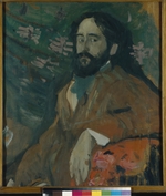 Sapunow, Nikolai Nikolajewitsch - Porträt von Maler Nikolai Milioti (1874-1962)
