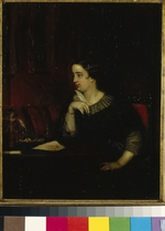 Fedotow, Pawel Andrejewitsch - Porträt der Dichterin Gräfin Jewdokija Rostoptschina (1811-1858)