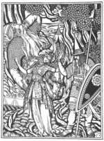 Bilibin, Iwan Jakowlewitsch - Ilja Muromez und die Frau des Swjatogor