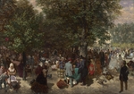Menzel, Adolph Friedrich, von - Ein Nachmittag im Tuileriengarten