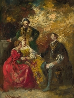 Monticelli, Adolphe-Thomas-Joseph - Das Gespräch