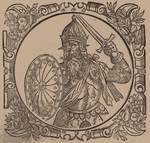 Unbekannter Künstler - Mindaugas I. von Litauen (Aus: Sarmatiae Europeae desscriprio... von A. Guagnini)