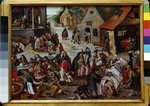 Brueghel, Pieter, der Jüngere - Die Sieben Werke der Barmherzigkeit