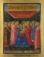 Gozzoli, Benozzo - Madonna mit Jesuskind und Engeln