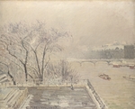Pissarro, Camille - Der Louvre unter Schnee