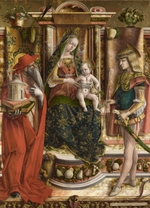 Crivelli, Carlo - La Madonna della Rondine (Madonna mit der Schwalbe)
