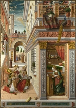 Crivelli, Carlo - Die Verkündigung mit dem heiligen Emidius
