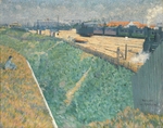 Angrand, Charles - Die Westbahnstrecke bei Paris