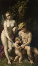 Correggio - Venus mit Merkur und Cupido (Die Schule der Liebe)