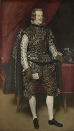 Velàzquez, Diego - Philipp IV. von Spanien in Braun und Silber