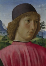 Ghirlandaio, Domenico - Bildnis eines jungen Mannes in Rot