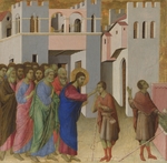 Duccio di Buoninsegna - Die Heilung eines Blindgeborenen