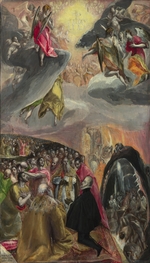 El Greco, Dominico - Die Anbetung des Namen Jesus
