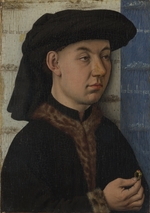 Eyck, Jan van, (Schule) - Junger Mann, einen Ring haltend